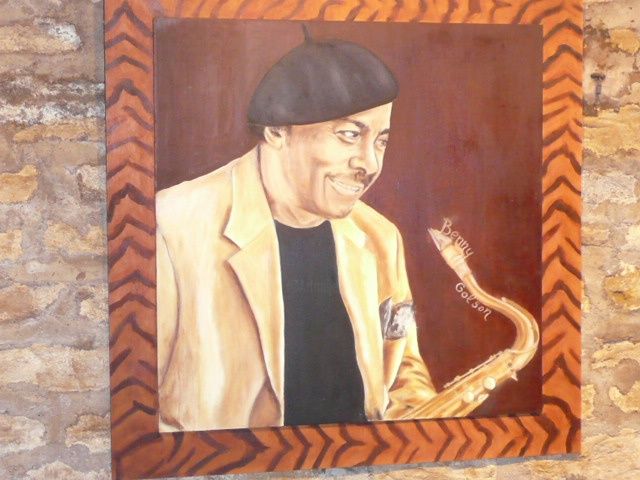 Painting titled "jazzman" by Nicolle Amblard-Chomeyrac, Original Artwork