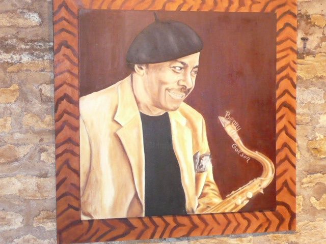 Pintura intitulada "jazzman" por Nicolle Amblard-Chomeyrac, Obras de arte originais