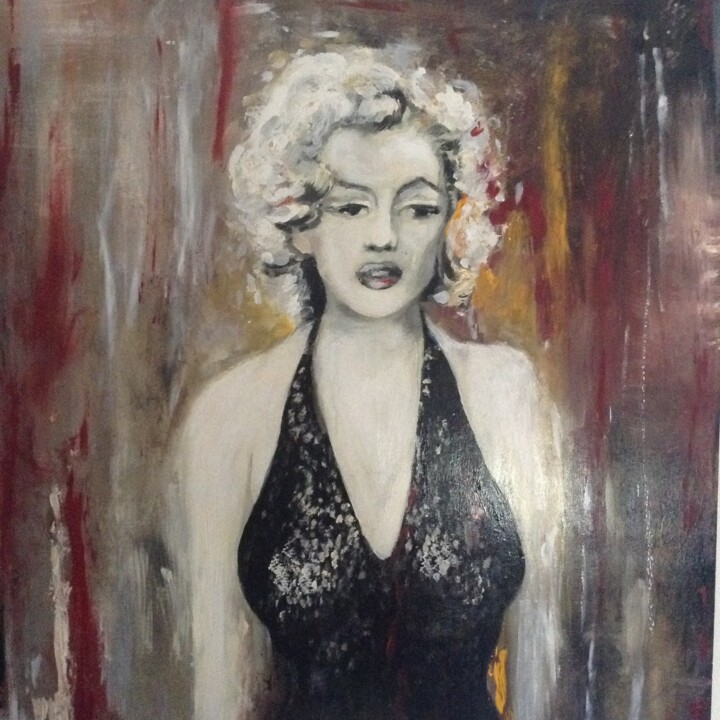 Painting titled "Marilyn" by Amelie K C, Original Artwork