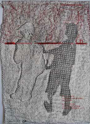 Malerei mit dem Titel "Fights" von Ameret, Original-Kunstwerk,
