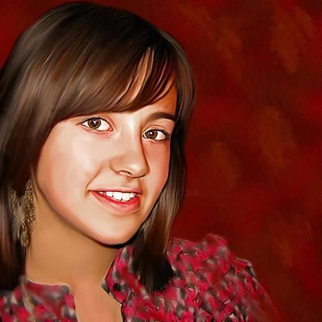 Digital Arts titled "Hannah" by Amie Higgs, Original Artwork