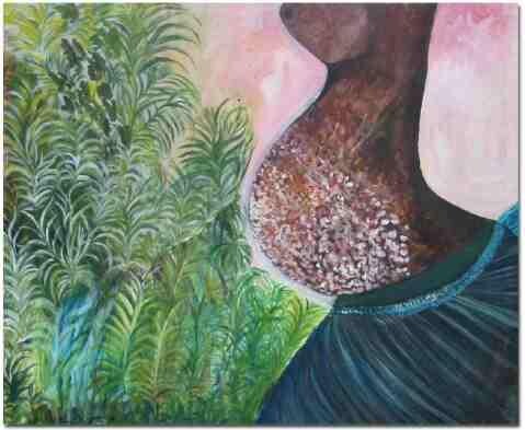 Pittura intitolato "Rabia" da Amil Asousa, Opera d'arte originale