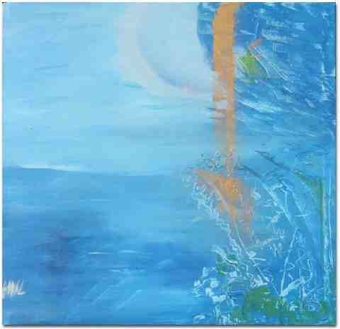 Pra Yemanja - Painting ©2000 by Amil Asousa -