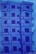 绘画 标题为“The Architecture” 由Amir Wahib, 原创艺术品, 油