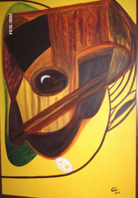 Painting titled "Sonho" by Gal Castro, Original Artwork