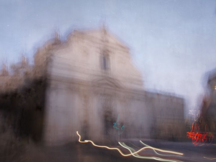 Fotografia intitolato "Rome, Chiesa del Ge…" da Alexandre Morelli, Opera d'arte originale, fotografia a pellicola
