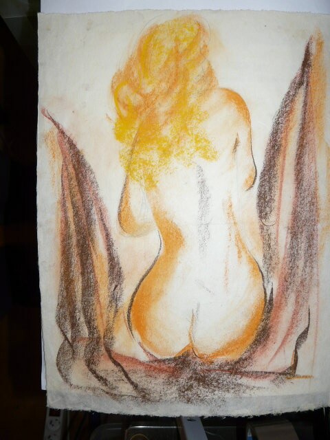 Drawing titled "Erotisme" by An Vuvan, Original Artwork, Other