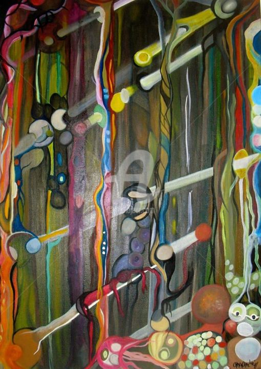 Painting titled "22insomnia-22-my-ar…" by Ana André, Original Artwork