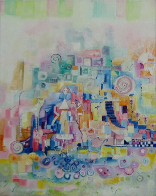 Painting titled "Figurativo #22" by Ana Cassiano, Original Artwork