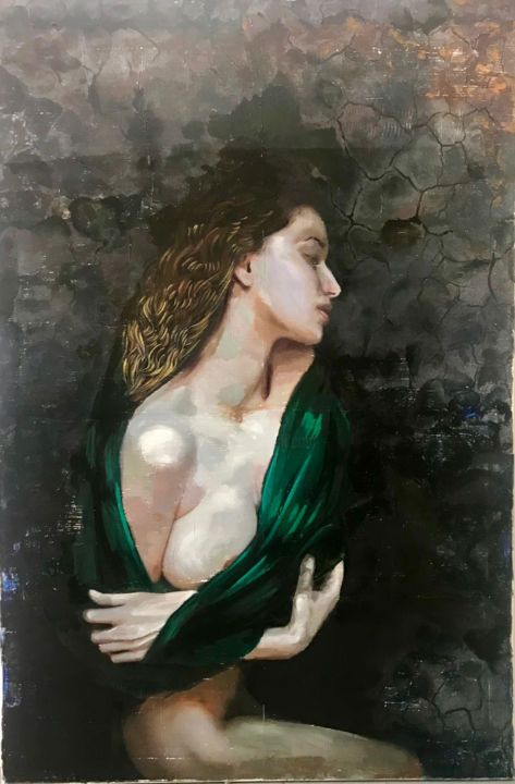 Картина под названием "“Oh, you look great…" - Ana Golovic, Подлинное произведение искусства, Масло