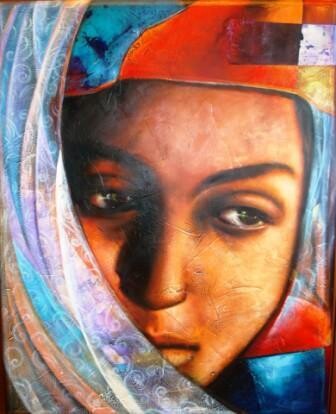Pintura intitulada "Janela do Olhar" por Ana Isis Ribas, Obras de arte originais