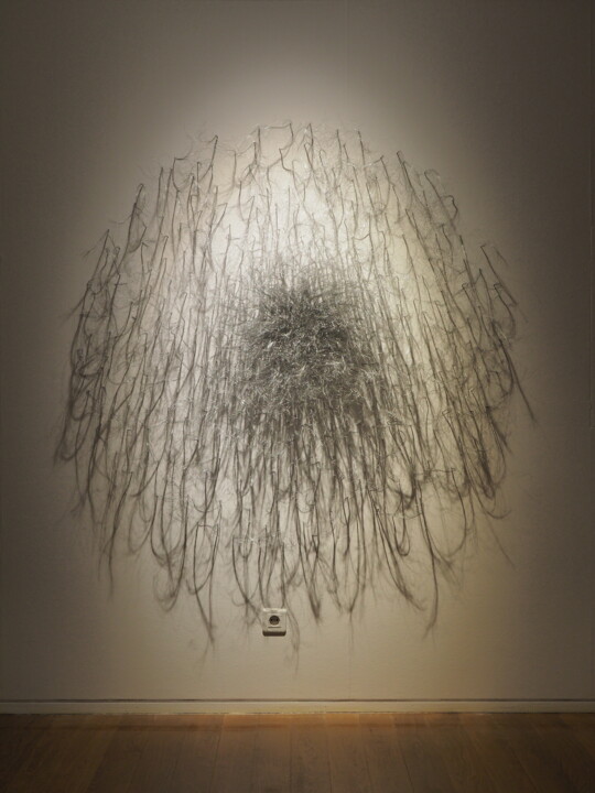 Escultura intitulada ""E como morre o sáb…" por Ana Lima-Netto, Obras de arte originais, Alumínio Montado em Outro painel rí…