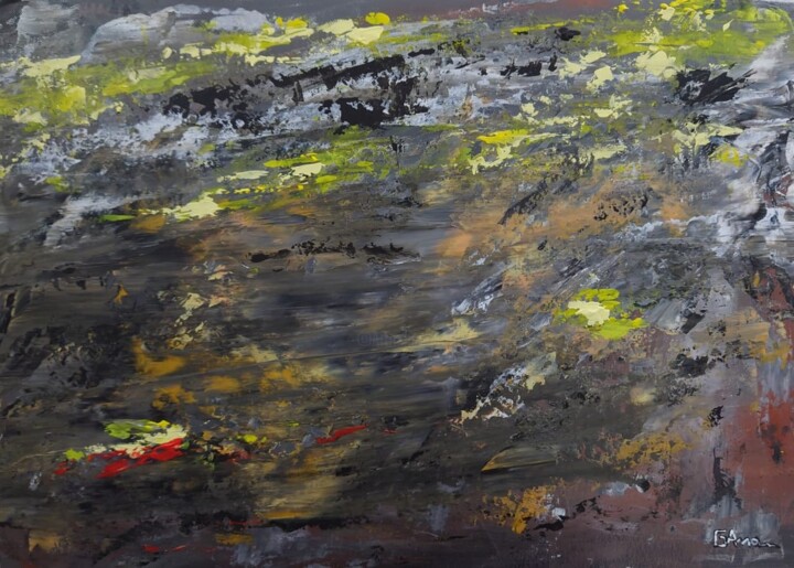 Malarstwo zatytułowany „hurricane” autorstwa Ana Maria Guta, Oryginalna praca, Akryl