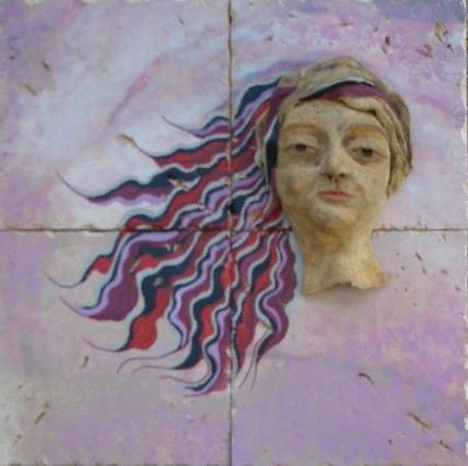 Sculpture titled "Curly Hair" by Ana Carolina Moreno, Original Artwork