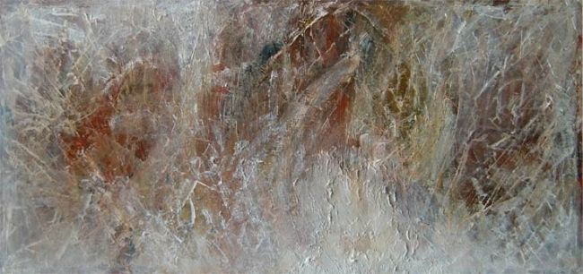 Painting titled "Fragmentarische Amp…" by Ana De Medeiros, Original Artwork, Oil