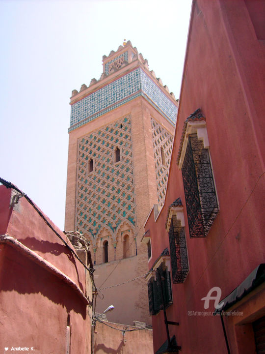 Photographie intitulée "Le minaret" par Ana Felidae, Œuvre d'art originale
