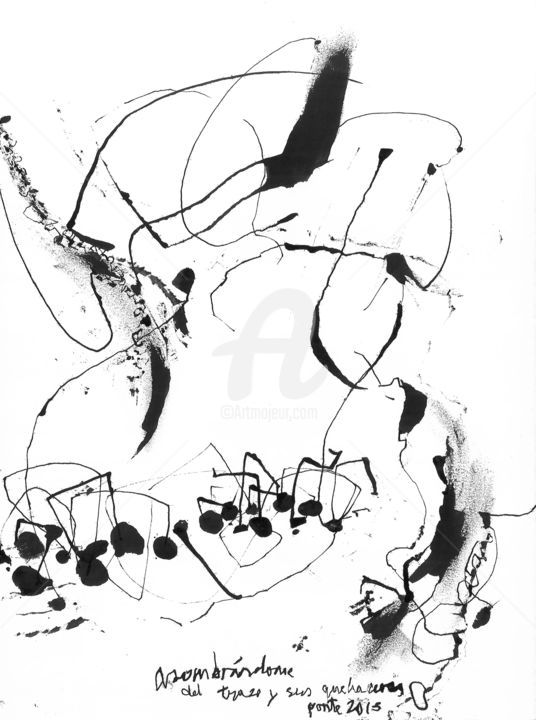 Dibujo titulada "la-musique.jpg" por Anaí Lago, Obra de arte original