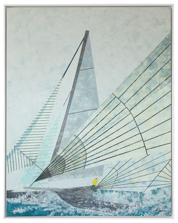 Peinture intitulée "Regatta" par Anaïse Nolan, Œuvre d'art originale