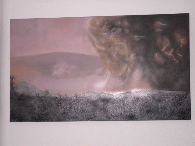 Картина под названием "Tempestade" - Ana Lacerda, Подлинное произведение искусства, Другой