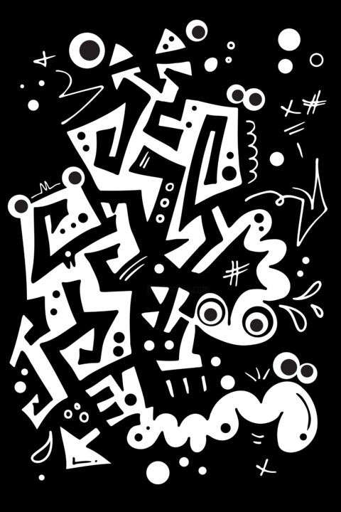 Schilderij getiteld "Superjams Volume 3" door Koen Haarbosch, Origineel Kunstwerk, Graffiti