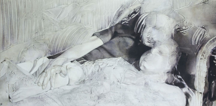 Painting titled "Incontro" by Angela Maltoni, Original Artwork