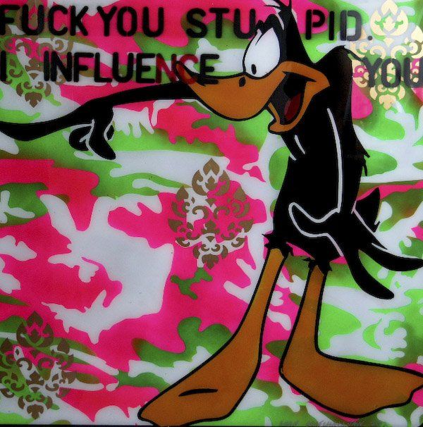Картина под названием "Fuck you stupid, I…" - Anan, Подлинное произведение искусства