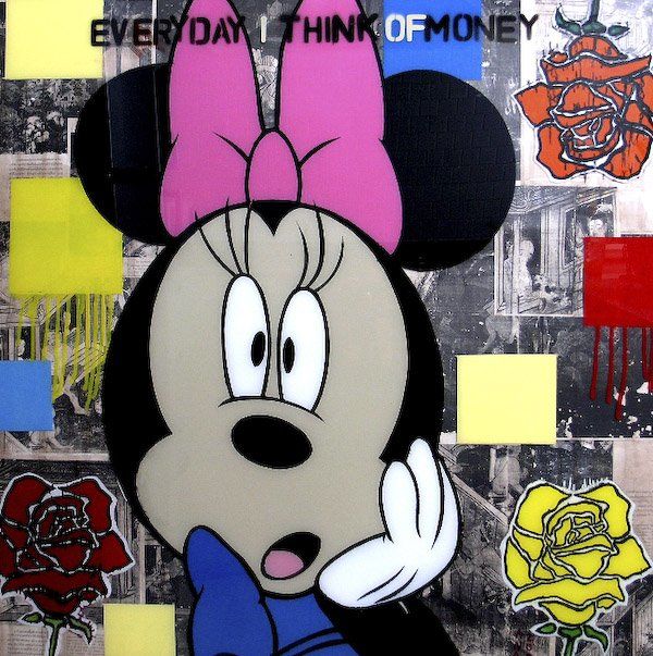Картина под названием "Everyday I think of…" - Anan, Подлинное произведение искусства
