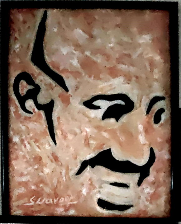 Painting titled "SUTRADHARI" by Anandswaroop Manchiraju, Original Artwork, Acrylic