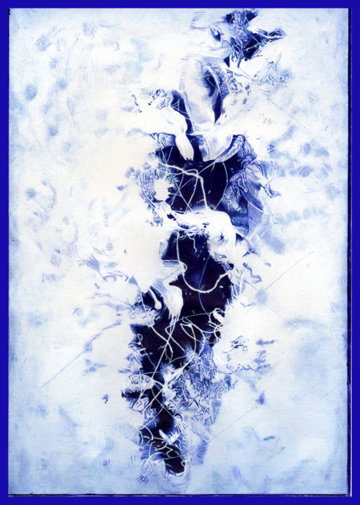 Drawing titled "Pollock" by Ananou, Original Artwork, Ballpoint pen