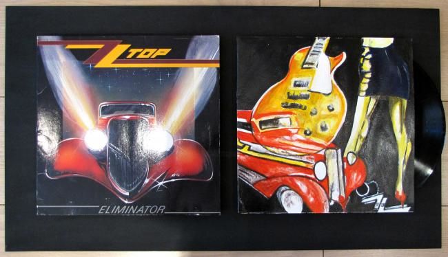 Painting titled "ZZ TOP" by Ananou, Original Artwork, Oil