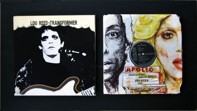 Painting titled "LOU REED " TRANSFOR…" by Ananou, Original Artwork, Oil