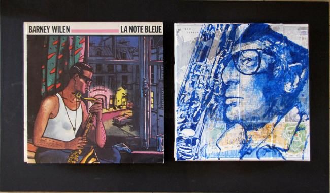 Peinture intitulée "BARNEY WILEN" par Ananou, Œuvre d'art originale, Huile