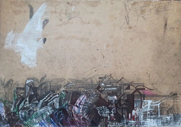 Картина под названием ""Subconscious"" - Анастасия Черкасская, Подлинное произведение искусства, Графит
