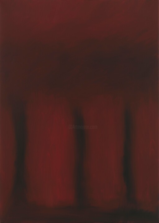 Картина под названием "Untitled Νο5" - Anastasis Ioannou, Подлинное произведение искусства, Масло
