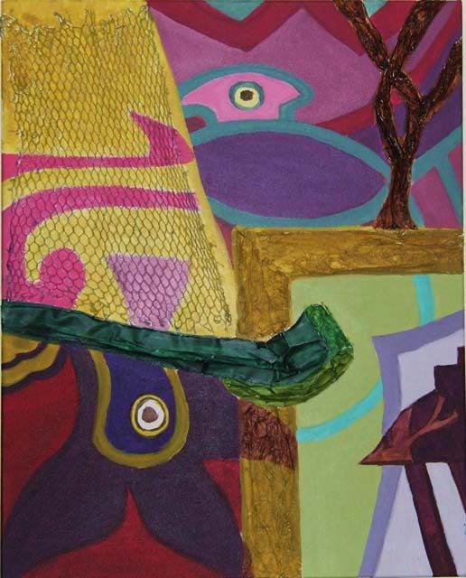 Painting titled "semi abstraction st…" by Ana Castro, Original Art,