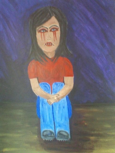 Abstract Psychotic Mute, Painting by Ana Castro | Artmajeur