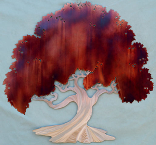 Γλυπτική με τίτλο "copper.jpg" από Ancestry Metal Trees L.K., Αυθεντικά έργα τέχνης