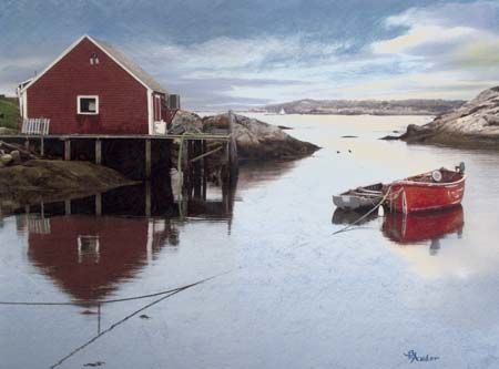 Photography titled "Peggy's Cove" by Brent Ander, Original Artwork