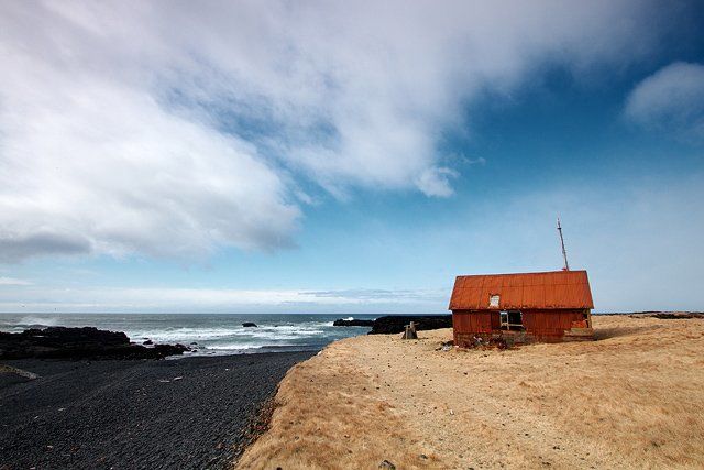 Photography titled "Shed on Snæfellsnes…" by Anders Peter, Original Artwork
