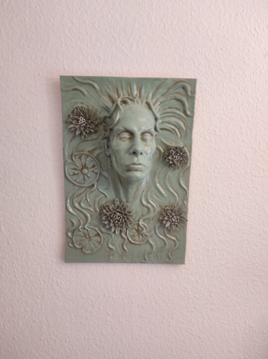 Sculpture titled "Ophelia" by Andimar, Original Artwork, Ceramics