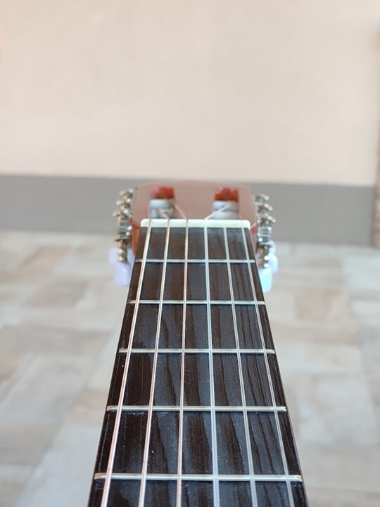 Fotografia zatytułowany „Guitar neck” autorstwa András Lamp, Oryginalna praca, Fotografia cyfrowa