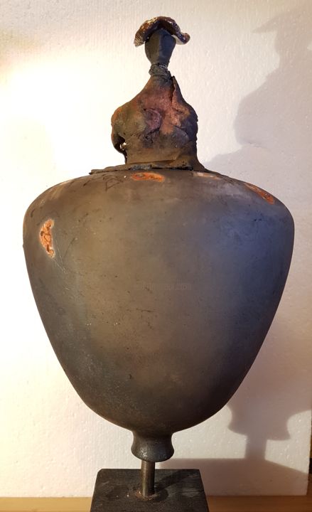 Sculpture titled "Corps accords" by André Claude Gambero, Original Artwork, Ceramics