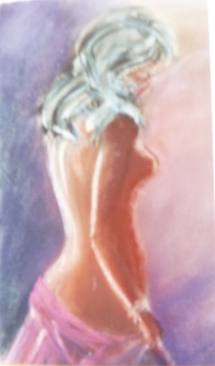 绘画 标题为“Jeune Fille” 由Trezal, 原创艺术品, 粉彩