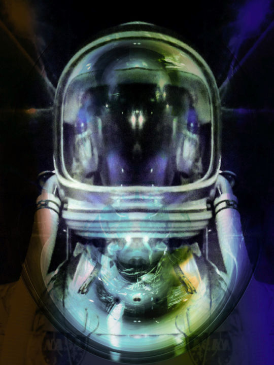 Digital Arts titled ""Gemini"" by Andre Mckee, Original Art, Digital Painting