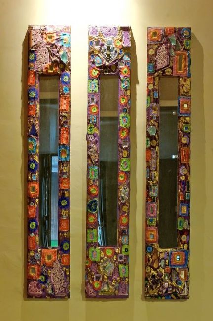Peinture intitulée "Tryptique" par André Sanou, Œuvre d'art originale,