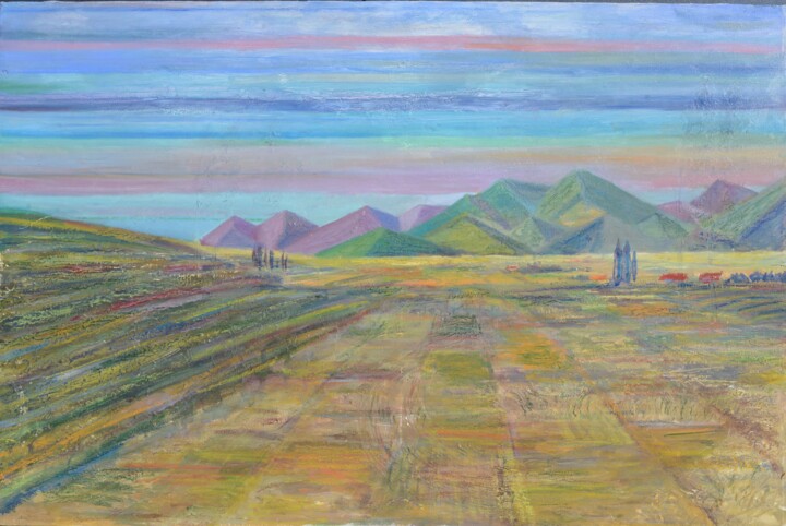 Painting titled "California Dreaming" by Andre Volchinski, Original Artwork, Oil