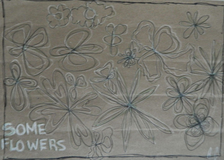 Pintura intitulada "some flowers.jpg" por Andrea Casali, Obras de arte originais