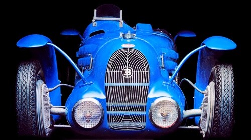 Peinture intitulée "Bugatti Type 59/50B…" par Andrea Del Pesco, Œuvre d'art originale