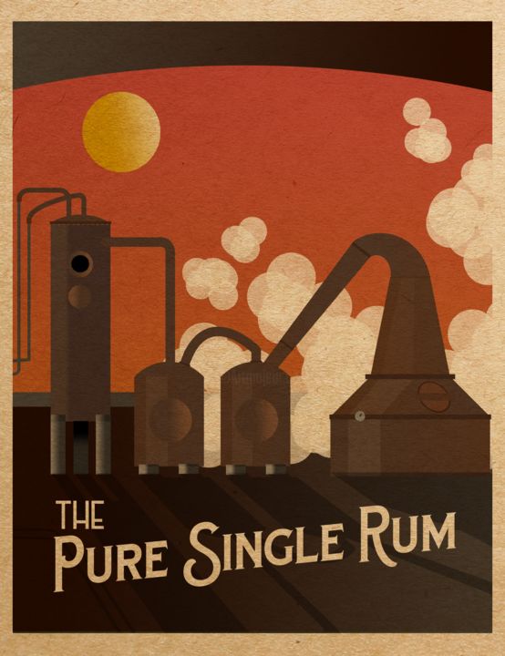 "THE PURE SINGLE RUM" başlıklı Dijital Sanat Andrea De Vitis tarafından, Orijinal sanat, Dijital Resim