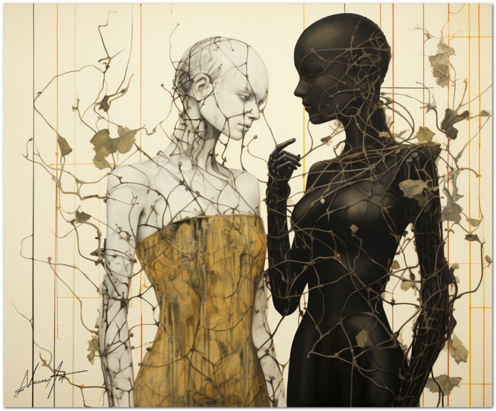 Цифровое искусство под названием "Amore E Rovi" - Andrea La Martina (NEXA ART), Подлинное произведение искусства, Цифровой к…